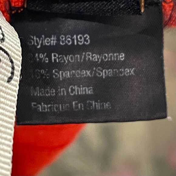 OBERMEYER DIVINE MOCK NECK ORANGE RIBBED CABLE KNIT STRETCH PULLOVER SKI SWEATER - Picture 13 of 14